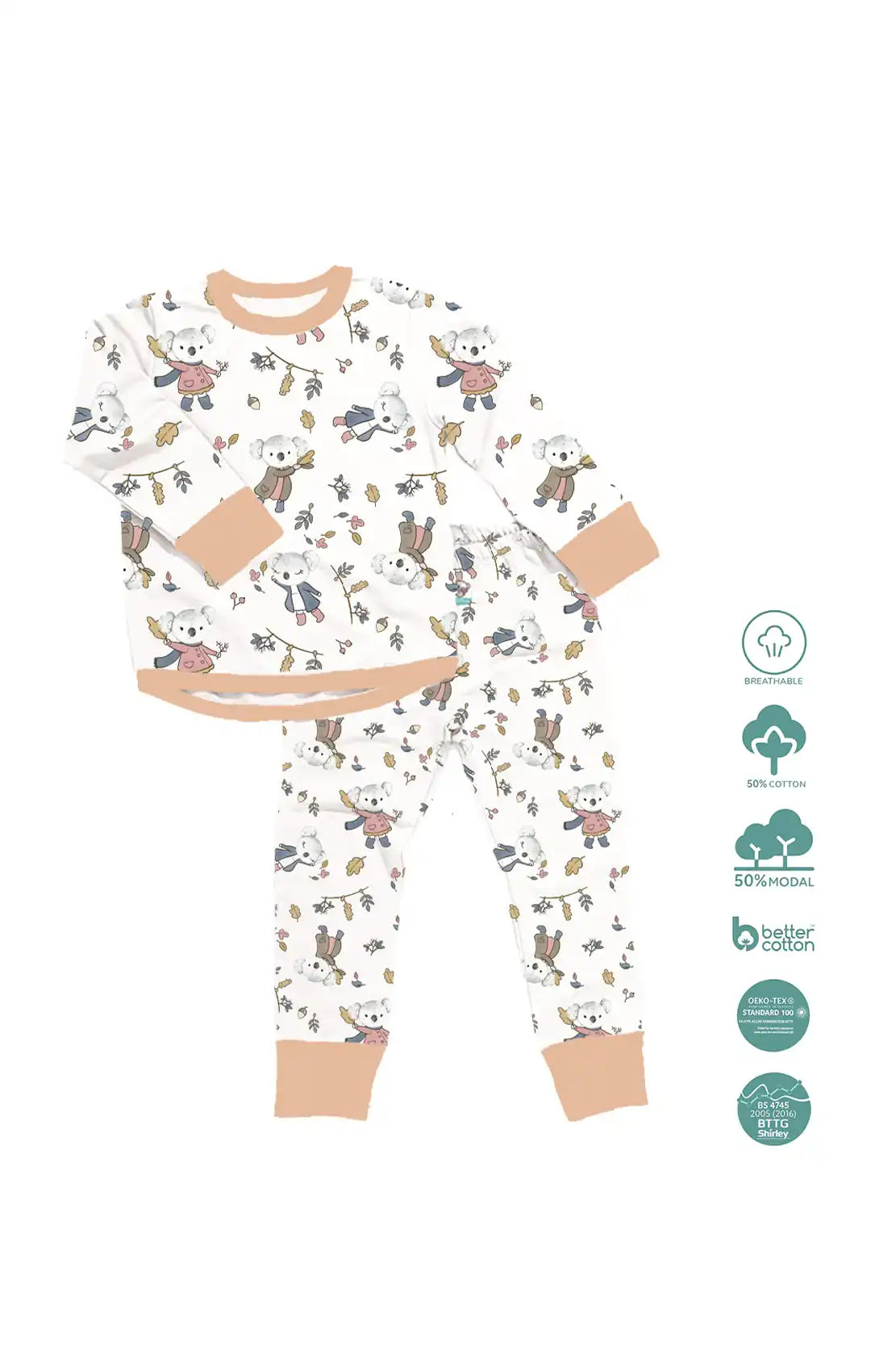 KidZee 1.0 Tog Koala Pj-Zee Pijama Takımı