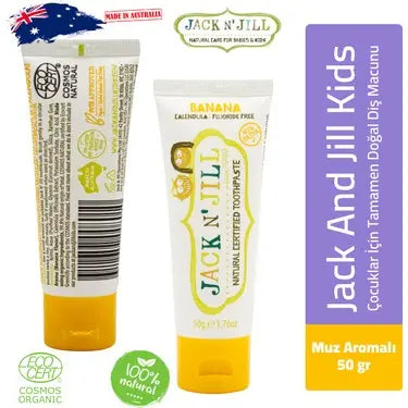 Jack N’ Jill Doğal Diş Macunu Muz Aromalı