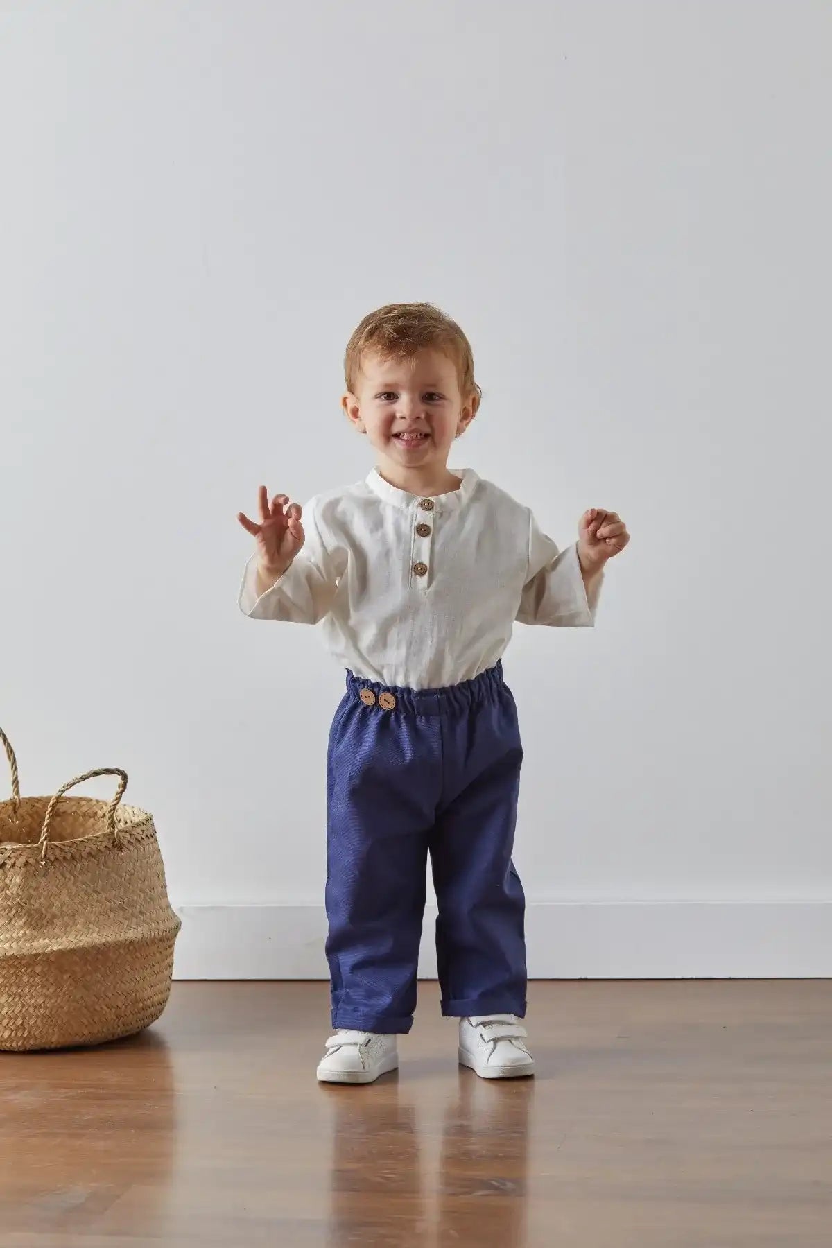 Baby Joko Kanvas Pantolon Lacivert
