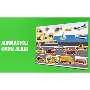Rossie Ahşap Mıknatıslı Trafik Oyun Seti