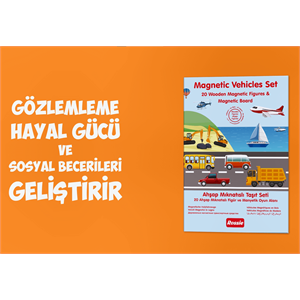Rossie Ahşap Mıknatıslı Trafik Oyun Seti