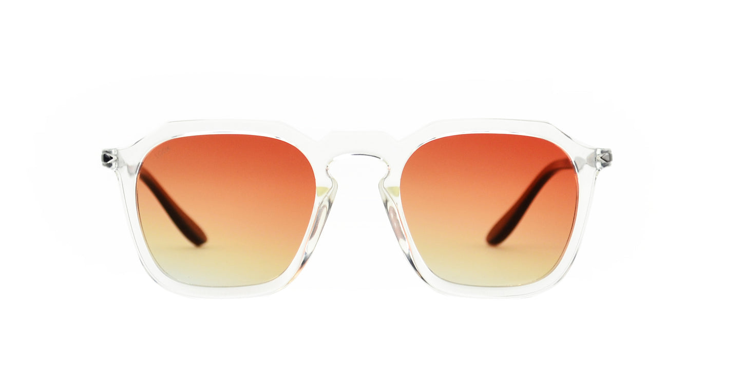 LOOKlight Yetişkin Güneş Gözlüğü Francisco Crystal Brown