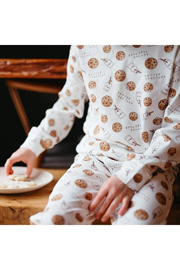 Antebies Kurabiye Canavarı Uzun Kollu Pijama Takımı