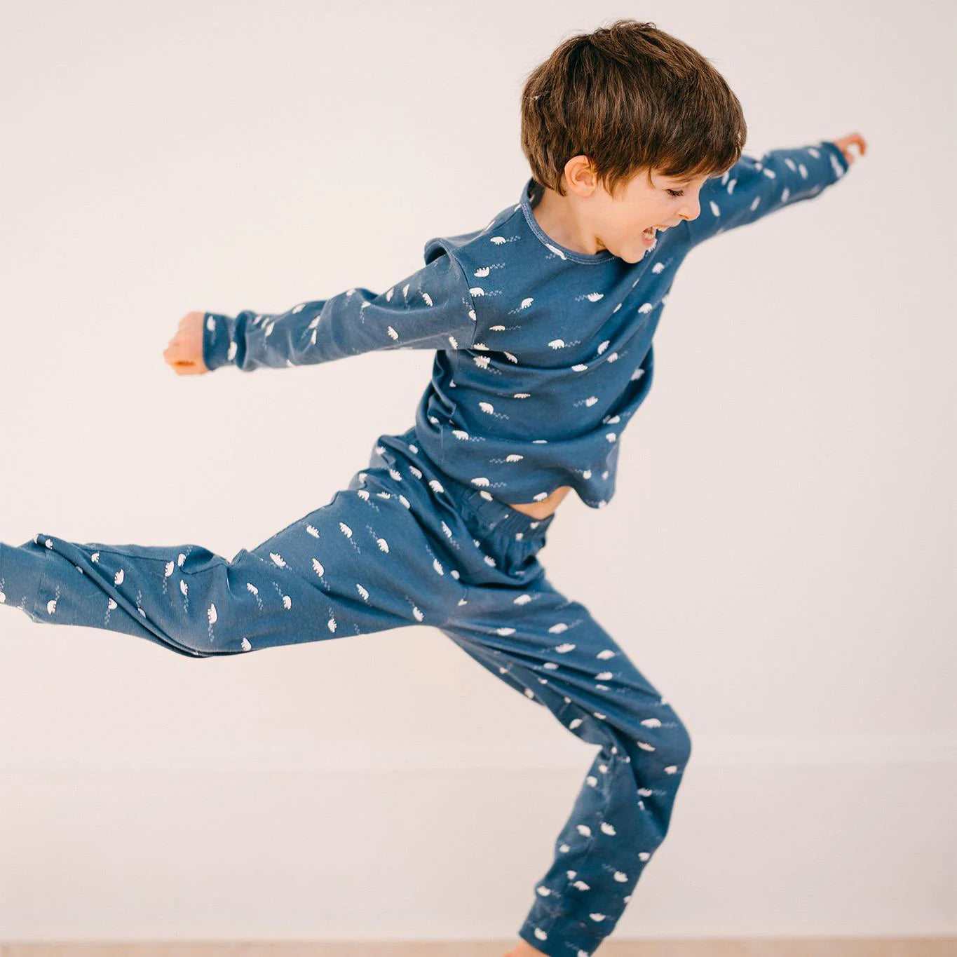 Antebies Uzun Kollu Pijama Takımı Kutup Ayısı