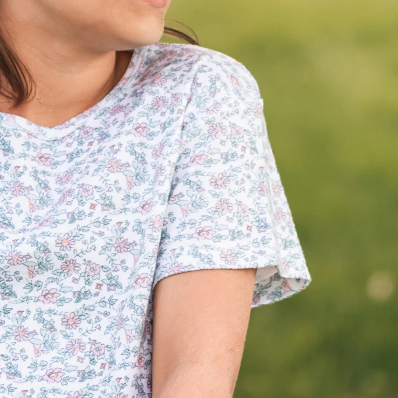 Antebies Kısa Kollu Pijama Kır Çiçekleri