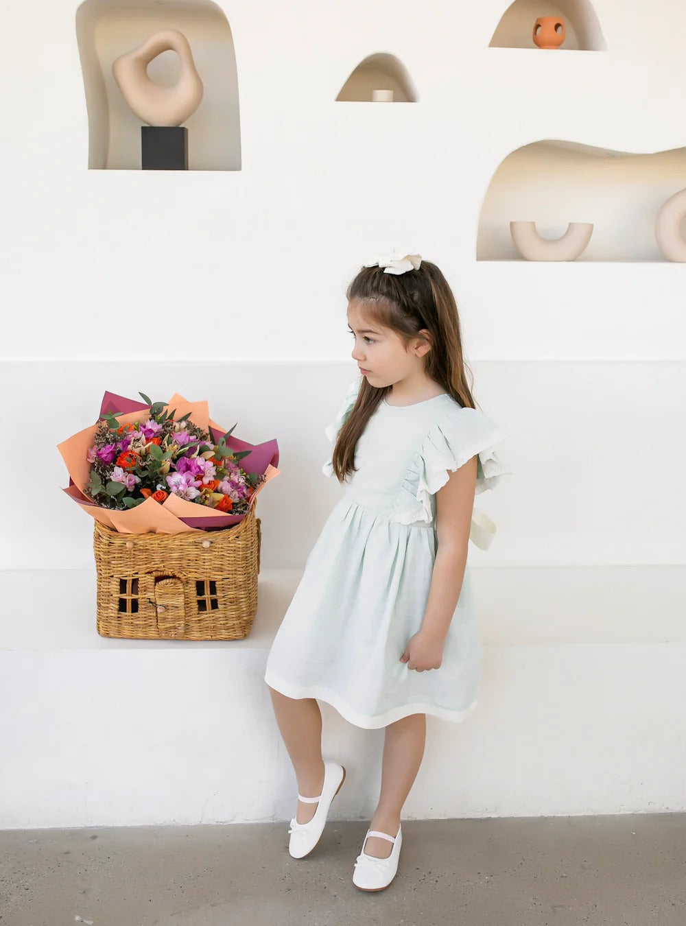 Krea The Label Keten Elbise Lucy Mint