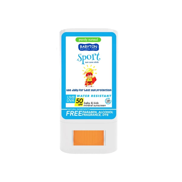 Babyton Suya Dayanıklı Doğal Güneş Stick 50 SPF 20 gr