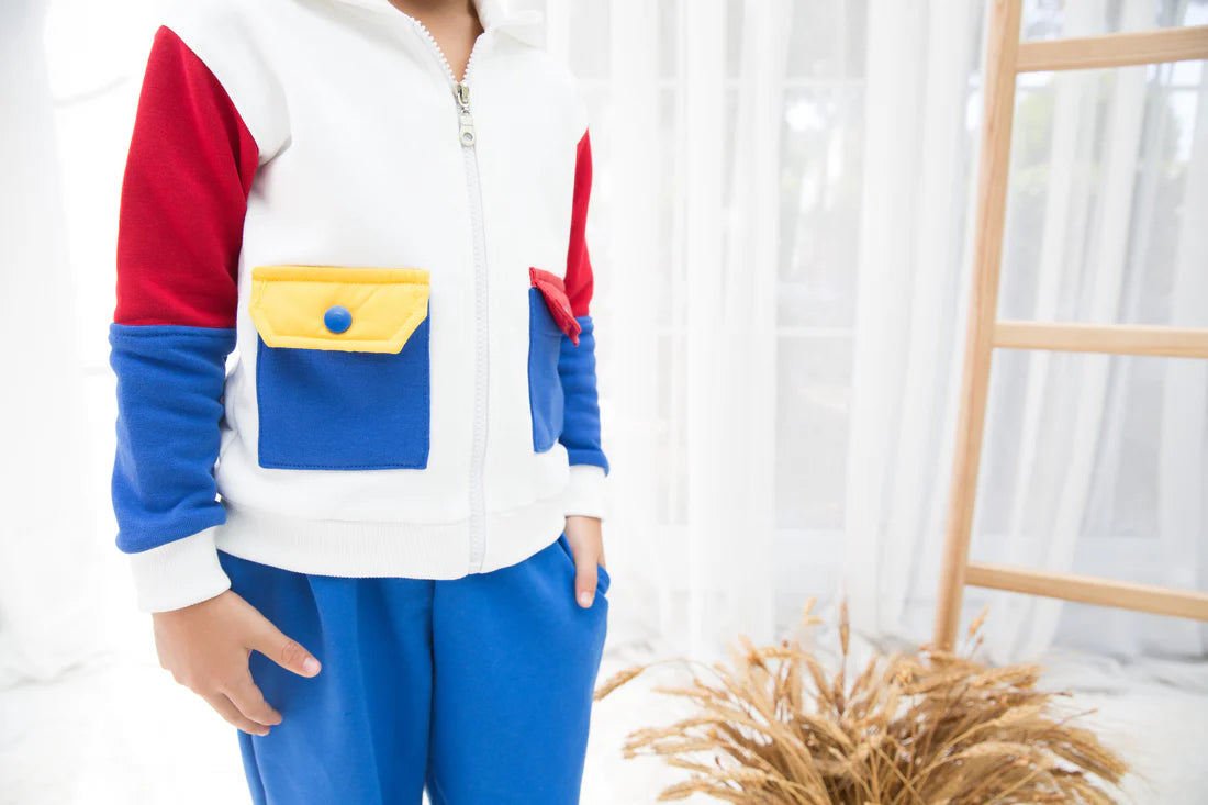 Bleu Lapin Colourful Suit