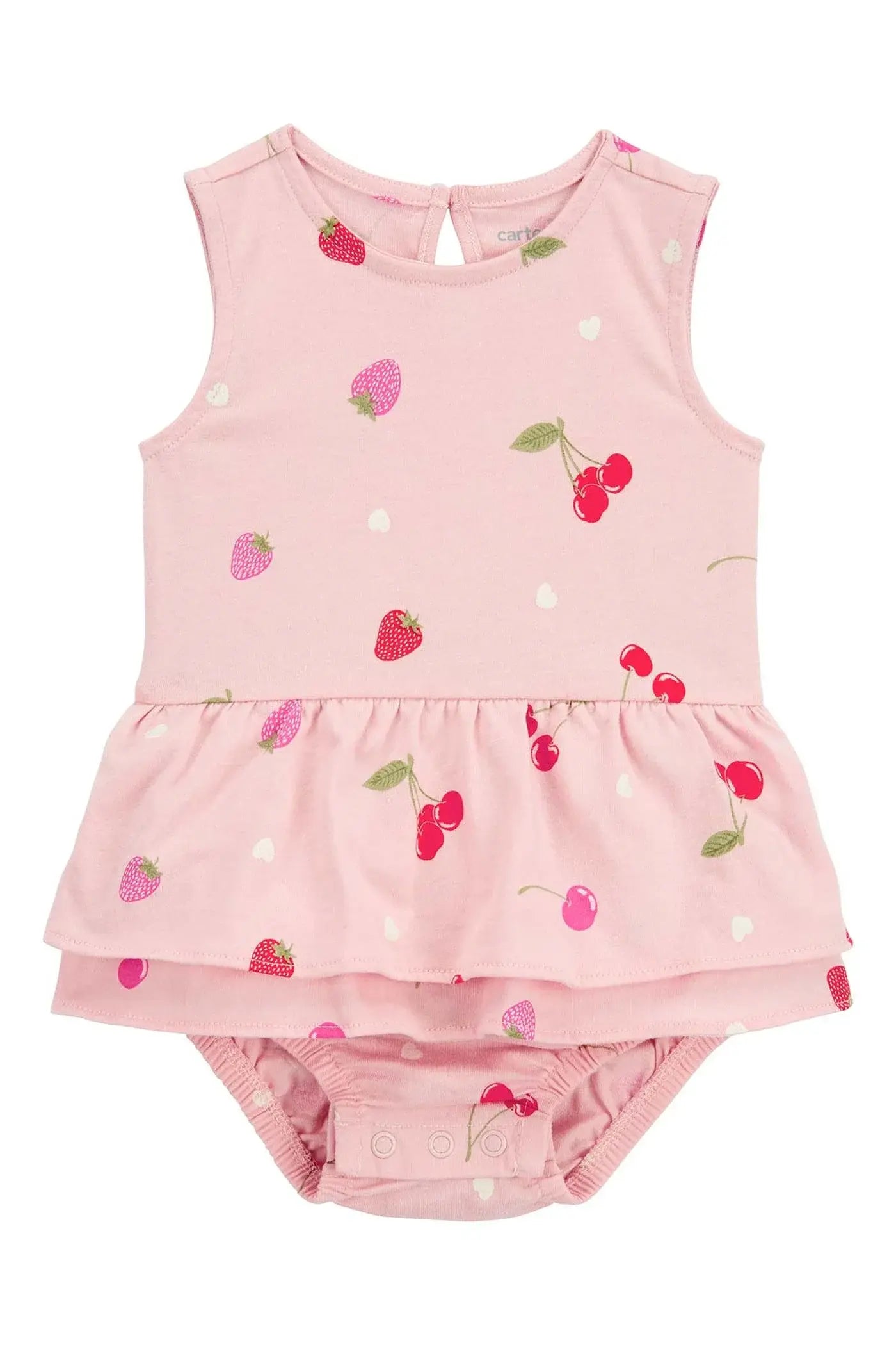 Carter's Kız Bebek Bodyli Elbise Pembe