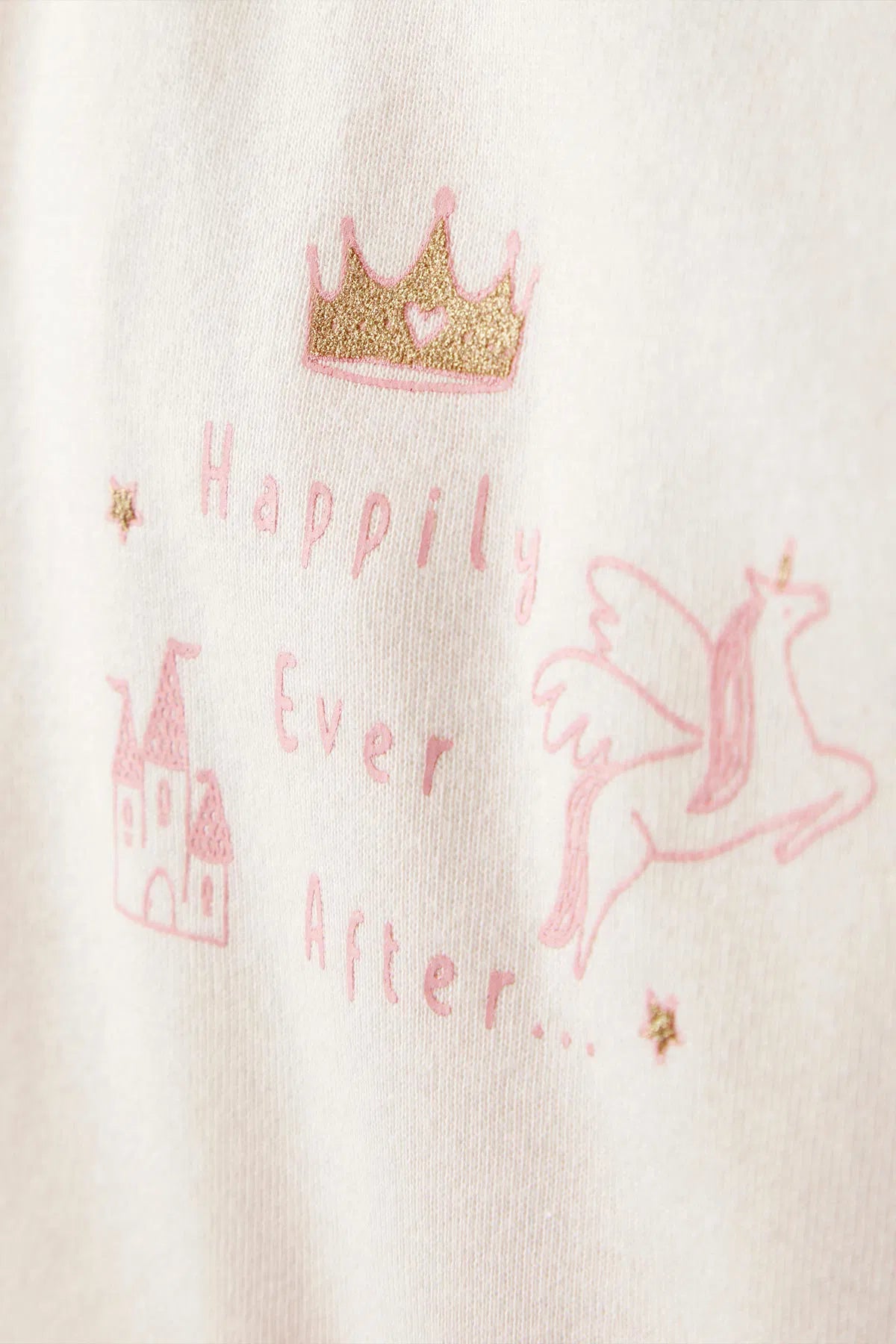 Carter's Kız Bebek Pembe 3Lü Set Unicorn Yıldız Baskılı