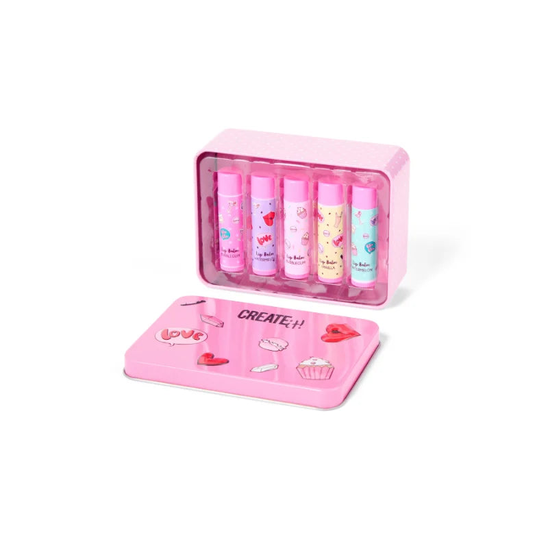 Create It Metal Kutulu Dudak Balmı Seti