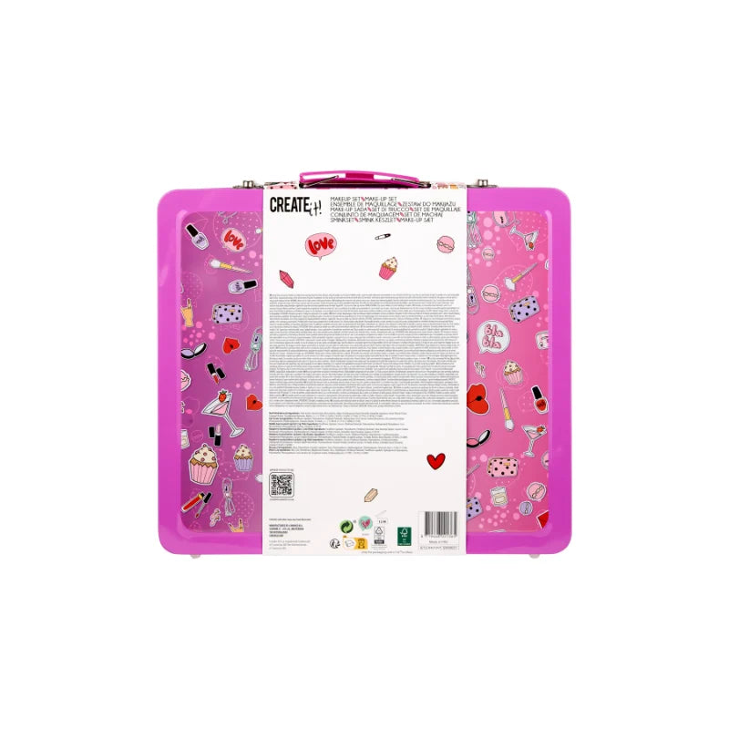 Create It Büyük Metal Kutulu Makyaj Seti