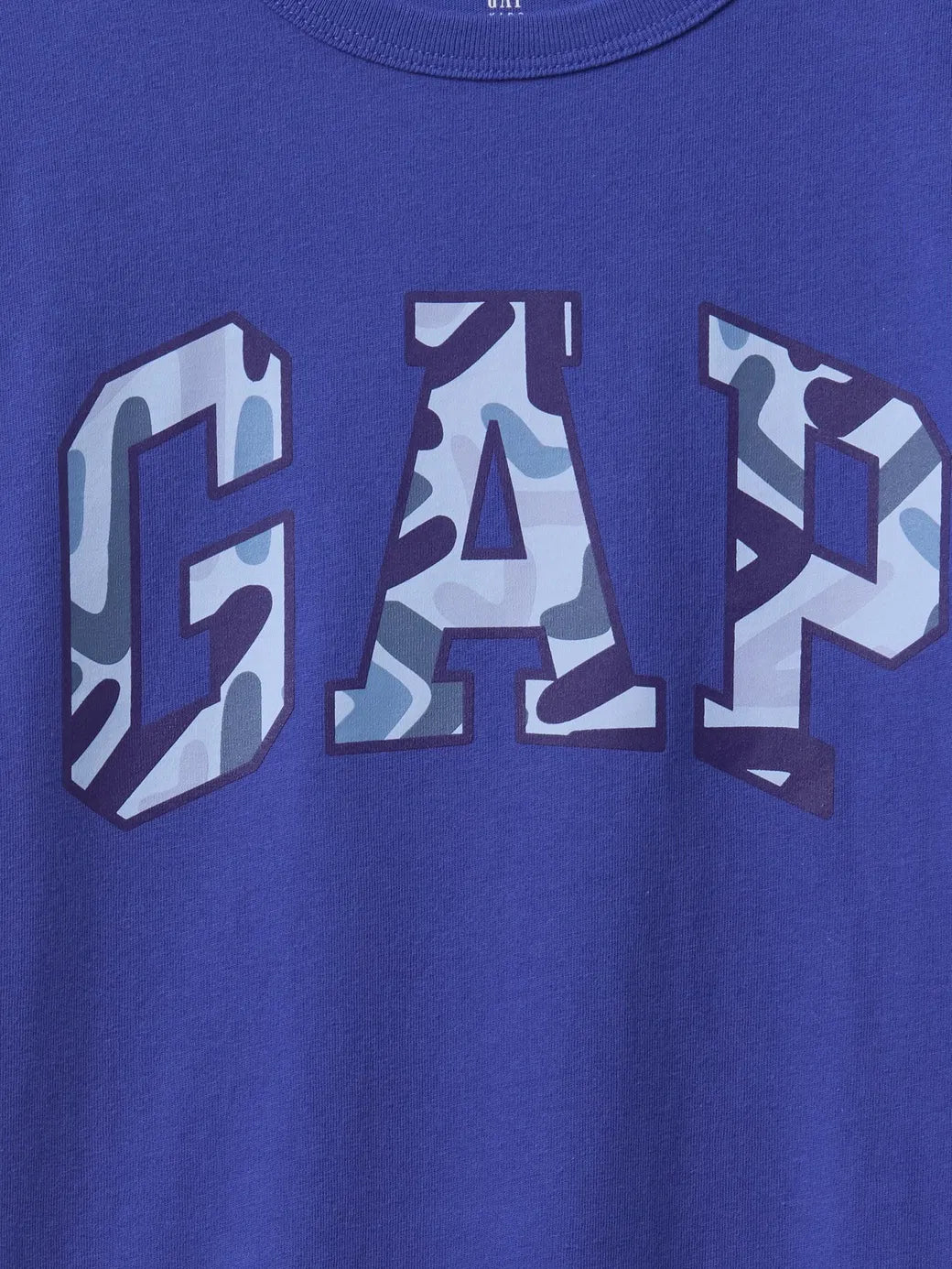Gap Erkek Çocuk Logo Tshirt Mavi