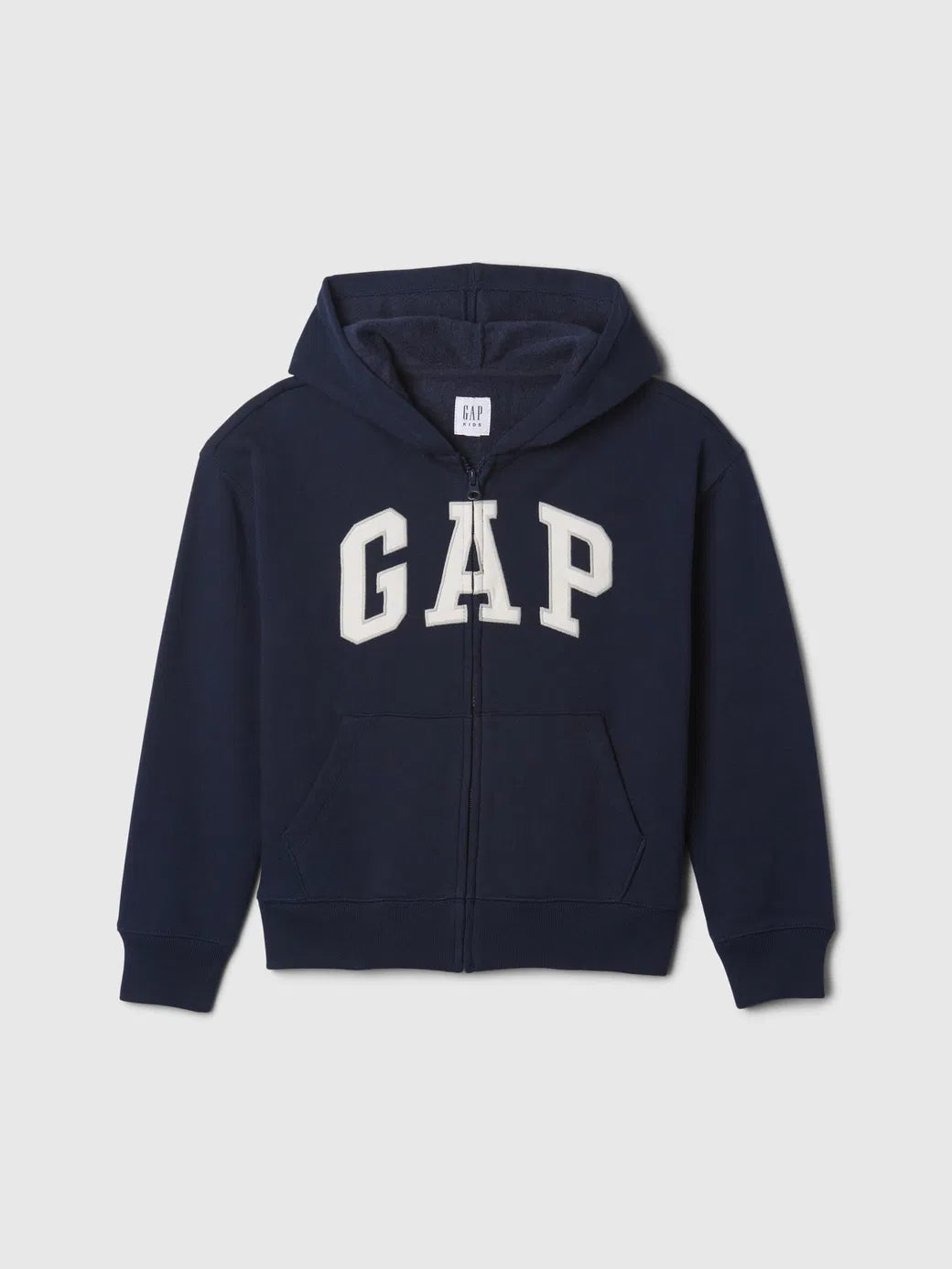 Gap Logo Çocuk Relaxed Fermuarlı Sweatshirt Lacivert