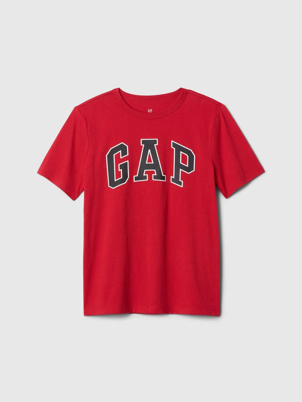 Gap Erkek Çocuk Kısa Kol TShirt Logo Baskılı Kırmızı