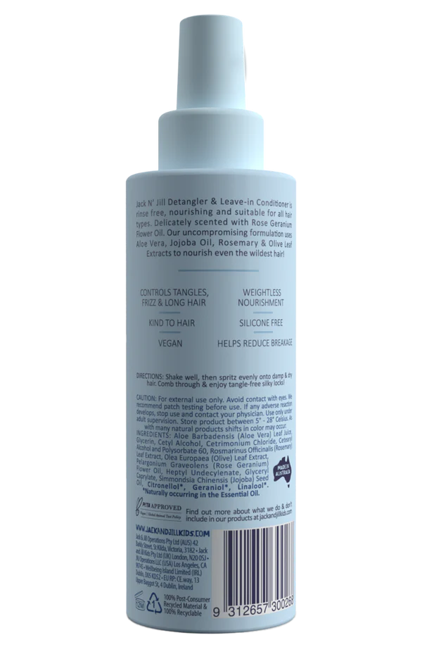 Jack N'Jill Kolay Tarama Saç Açıcı Ve Saç Kremi Sprey Detangler 200 ml