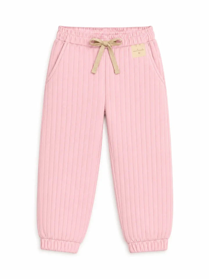 Miela Kids Kapitone Bebek Takımı Şeker Pembesi Teddy Bear Heart