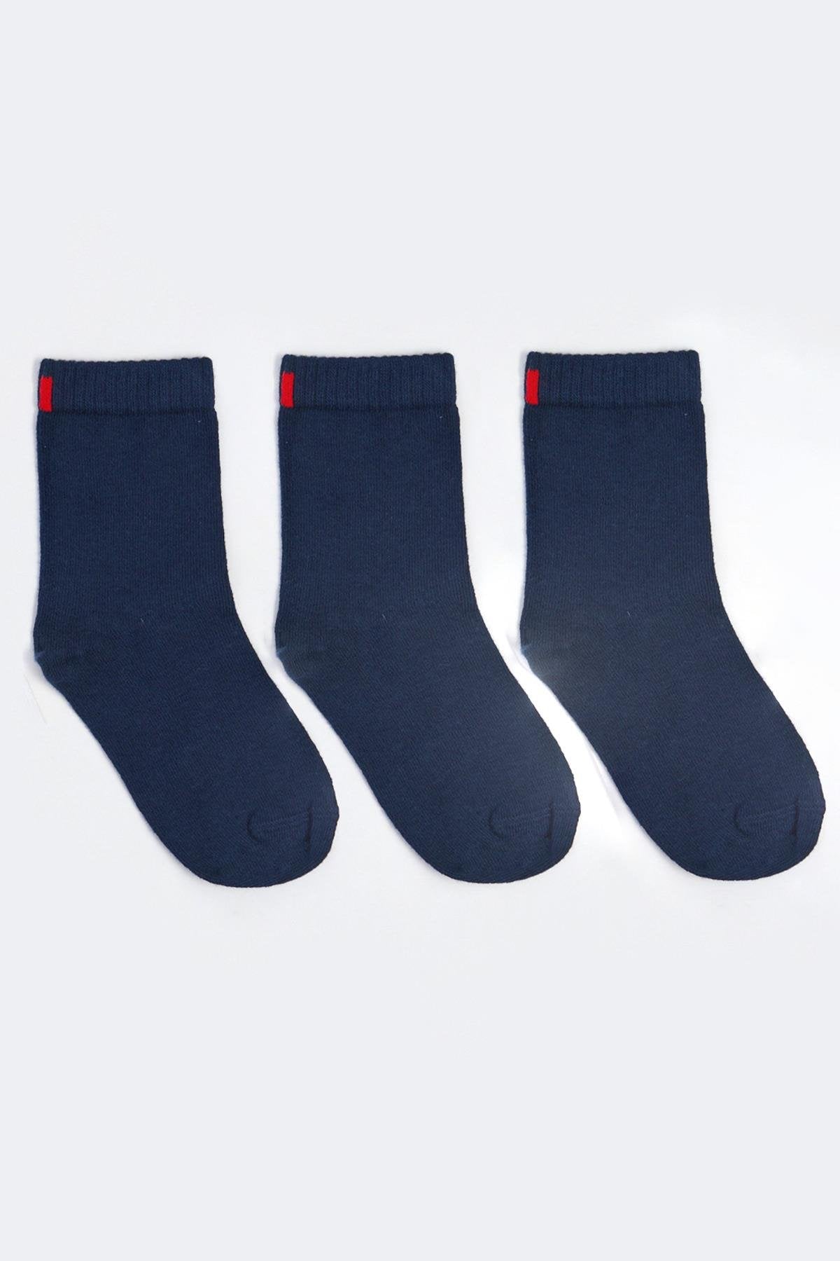 Katia & Bony 3'lü Paket Family Çocuk Soket Çorap Lacivert