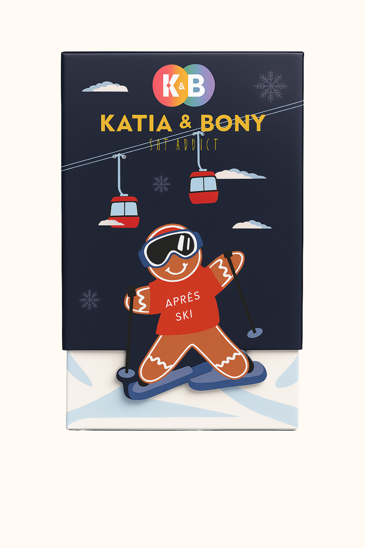 Katia & Bony Çocuk 2'li Snowboard Kutulu Soket Çorap