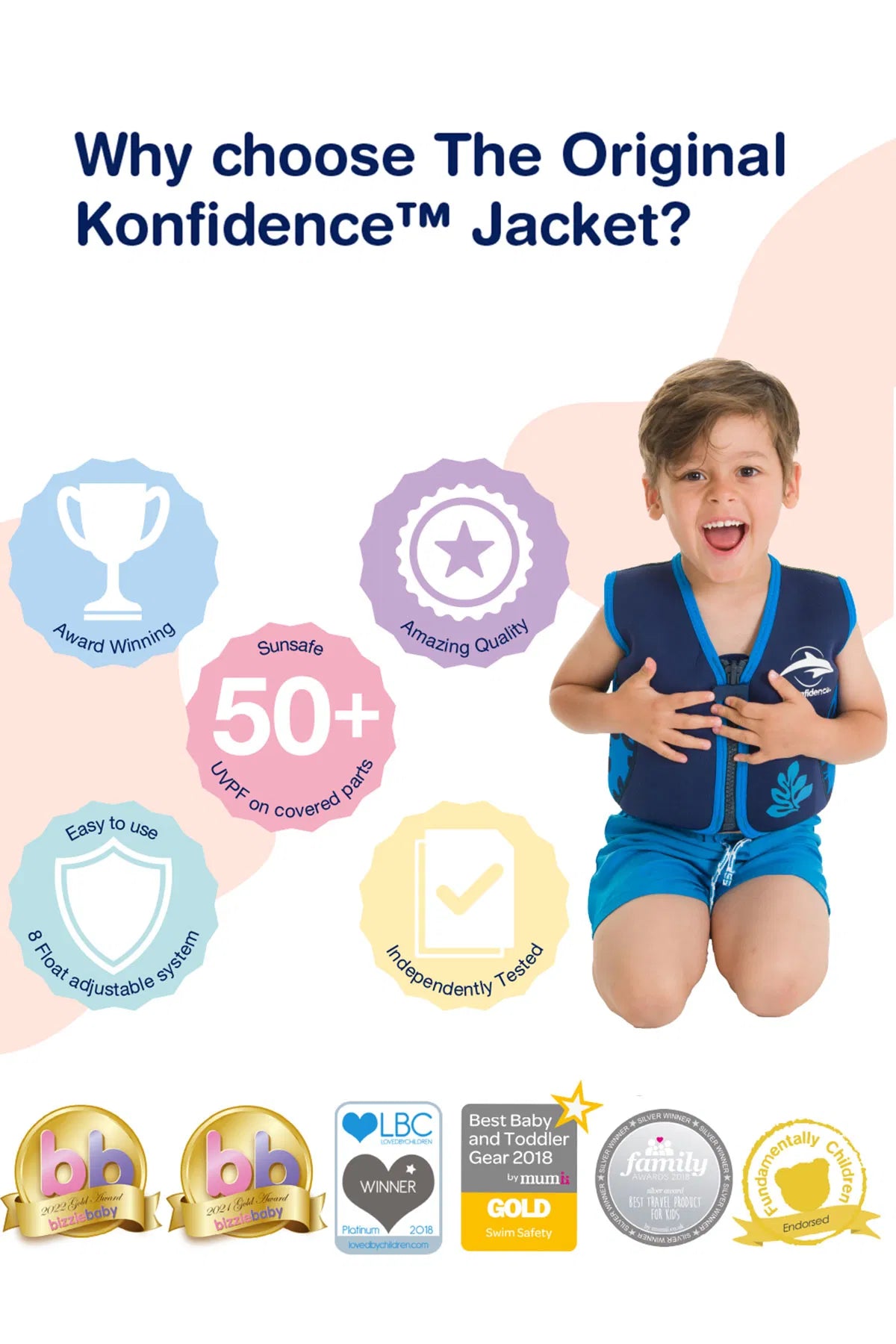 Konfidence Yüzme Yeleği Ladybird Polka