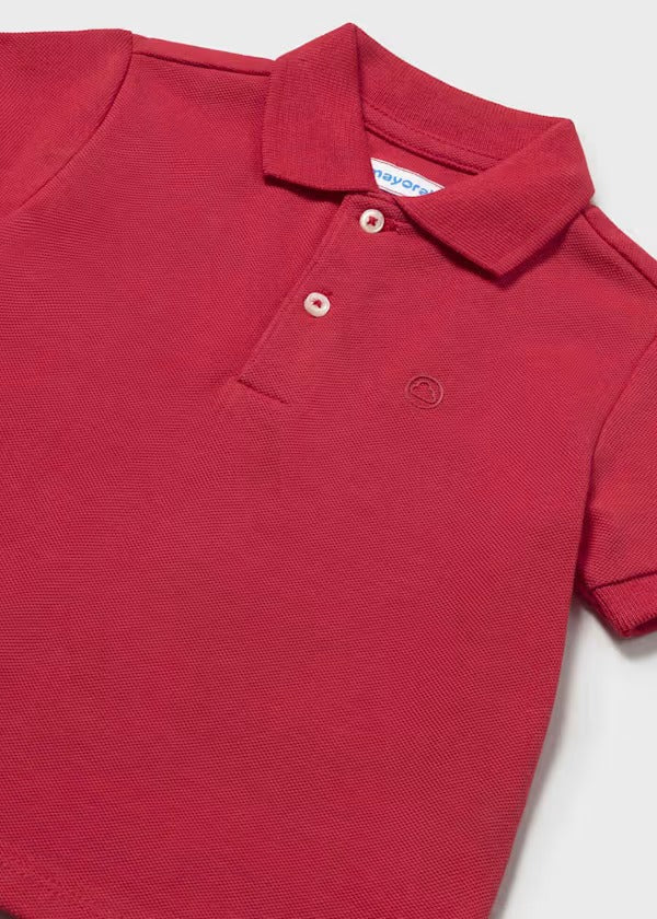 Mayoral Erkek Bebek Polo Yaka Tshirt Bordo