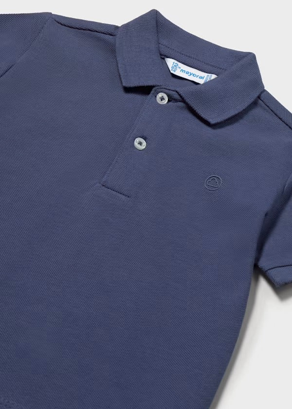 Mayoral Erkek Bebek Polo Yaka Tshirt Mavi