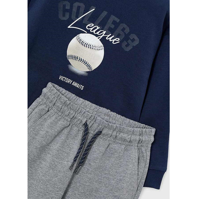 Mayoral Erkek Çocuk Sweatshirt Eşofman Set Lacivert