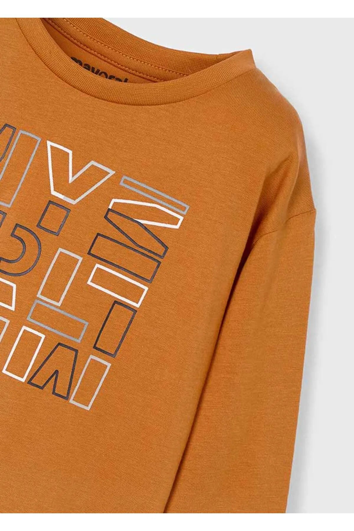 Mayoral Erkek Çocuk Uzun Kollu Tshirt Turuncu