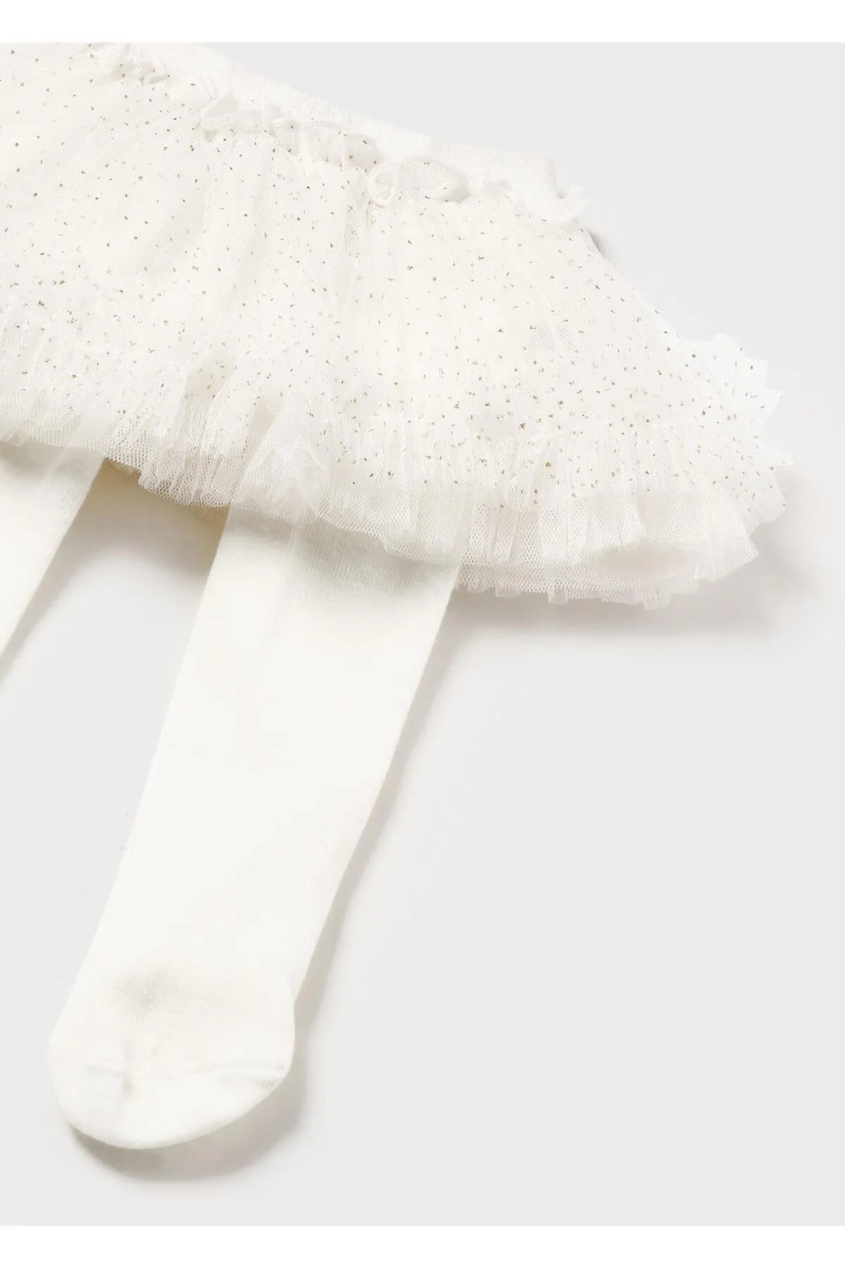 Mayoral Kız Bebek Tütü Etekli Body Takım Beyaz