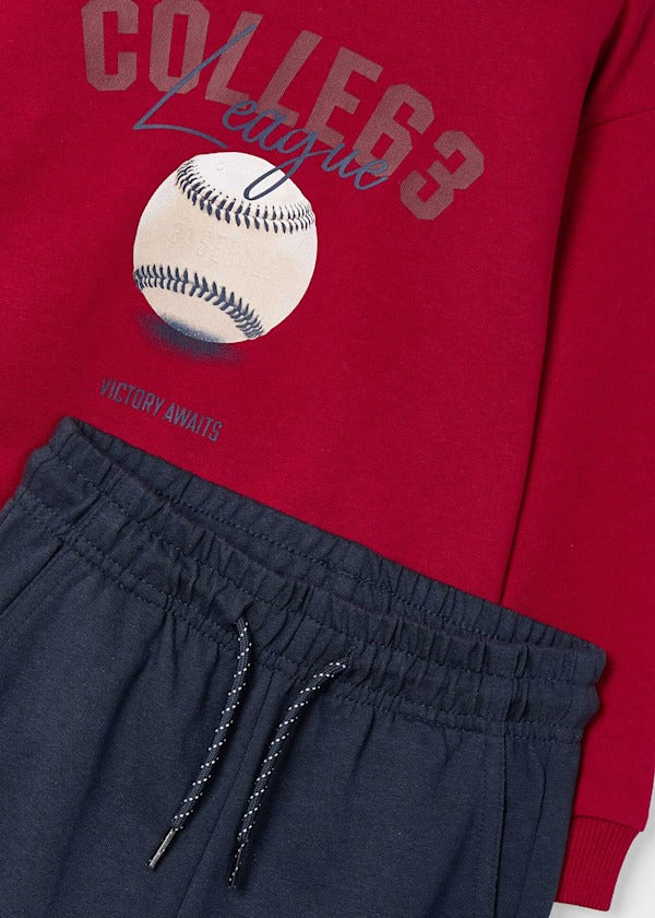 Mayoral Erkek Çocuk Sweatshirt Eşofman Bordo