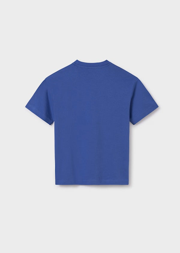 Mayoral Erkek Çocuk Tshirt Logo Baskılı Mavi