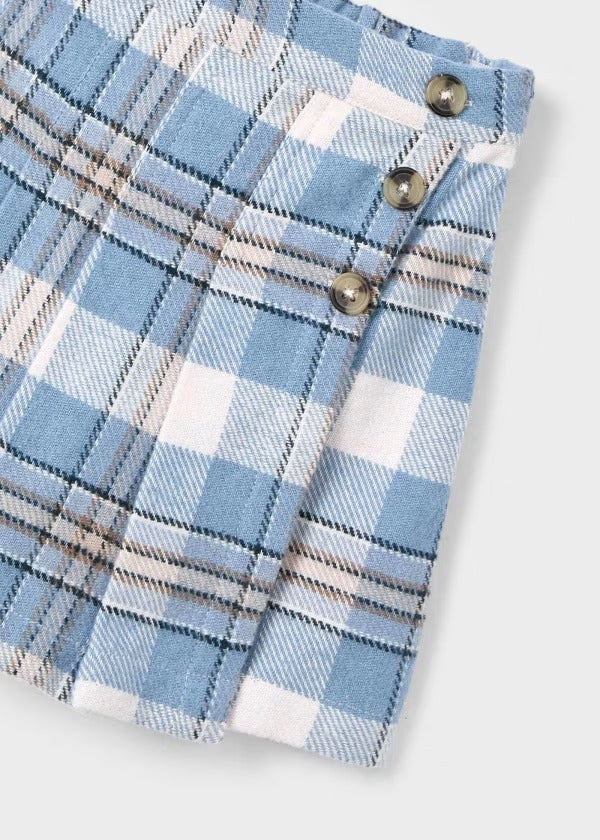 Mayoral Kız Çocuk Şort Etek Kaşe Mavi