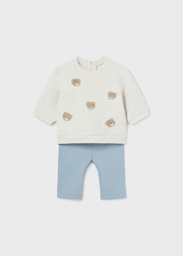 Mayoral Kız Bebek Bluz Tayt Takım Dörtlü Mavi