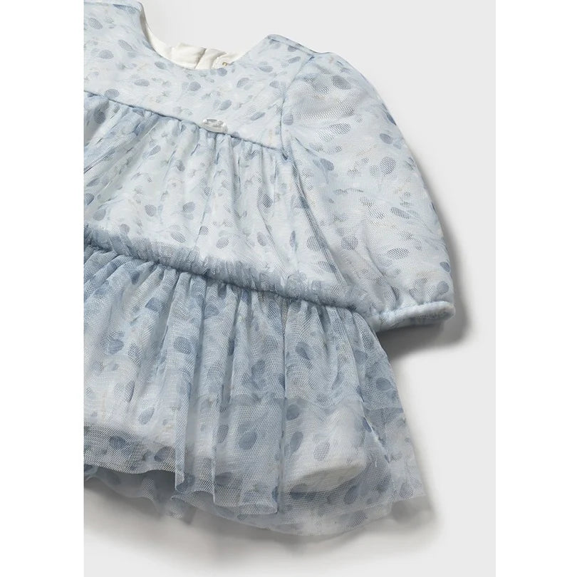 Mayoral Kız Bebek Tül Elbise Mavi