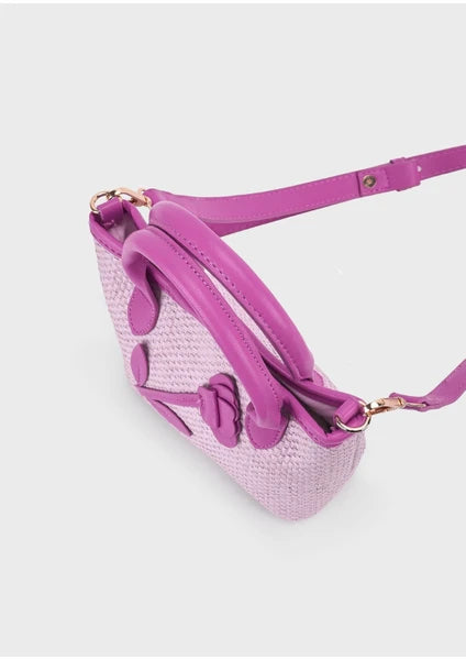 Mayoral Kız Çocuk Çiçekli Çanta Fuşya