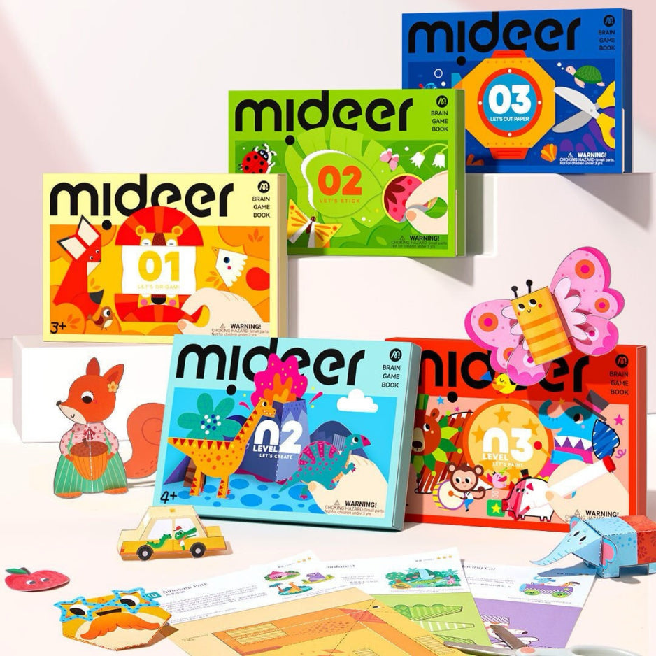 Mideer Zeka Oyun Kitabı Origami Etkinlikleri 1. Seviye