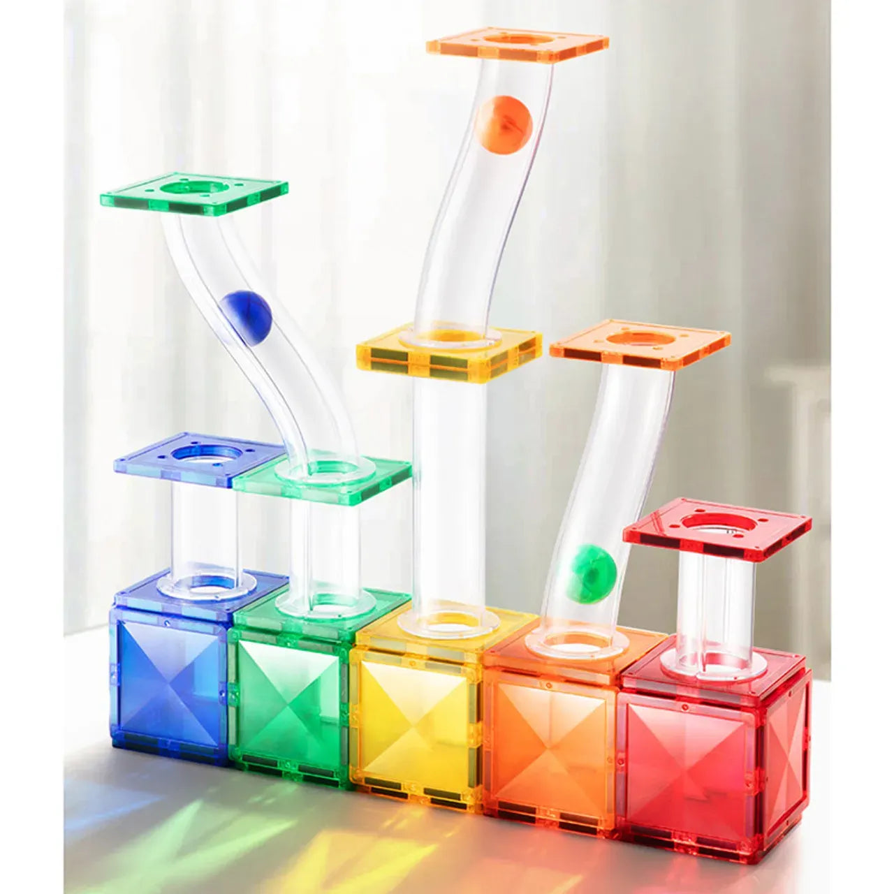 Mideer Renkli Magnetic Tiles Parkur 100 Parça