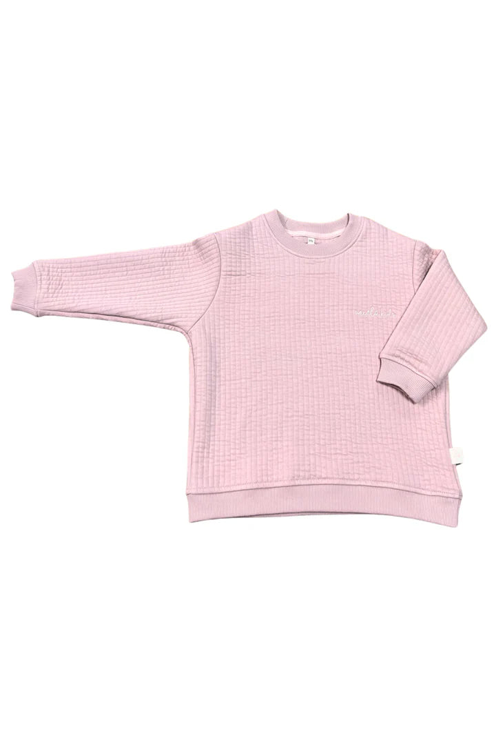 Miela Kids Kapitone Sweatshirt Somon