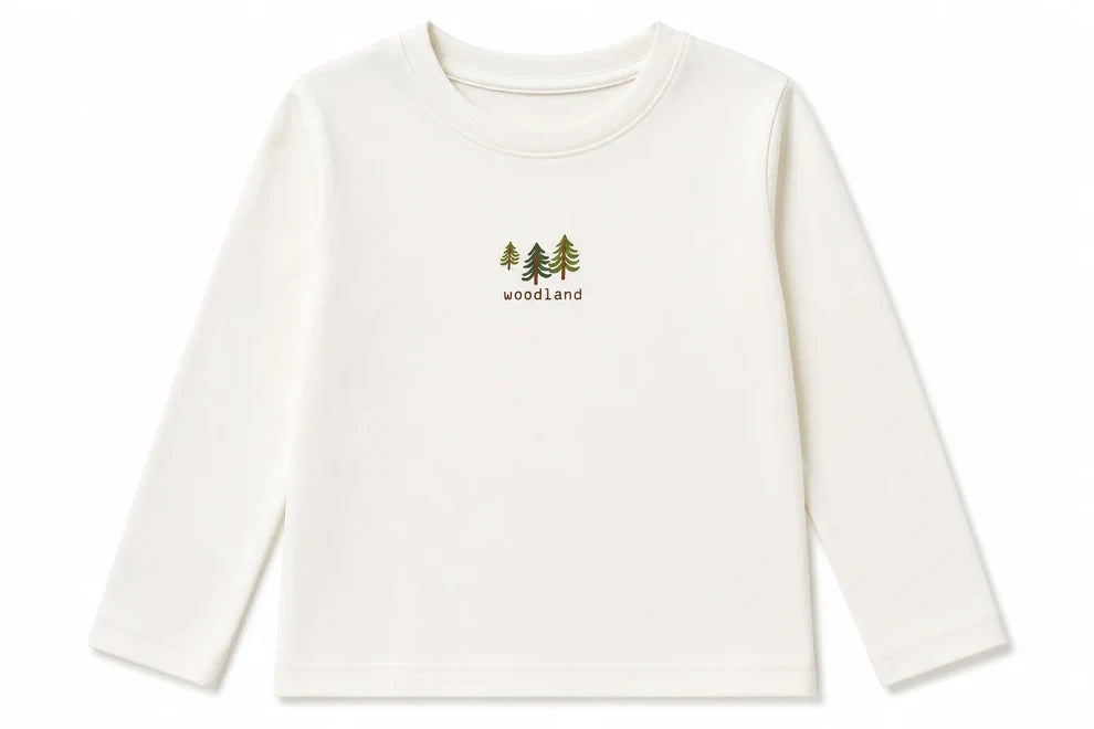 Miela Kids Uzun Kollu Tshirt Beyaz Camp Checklist