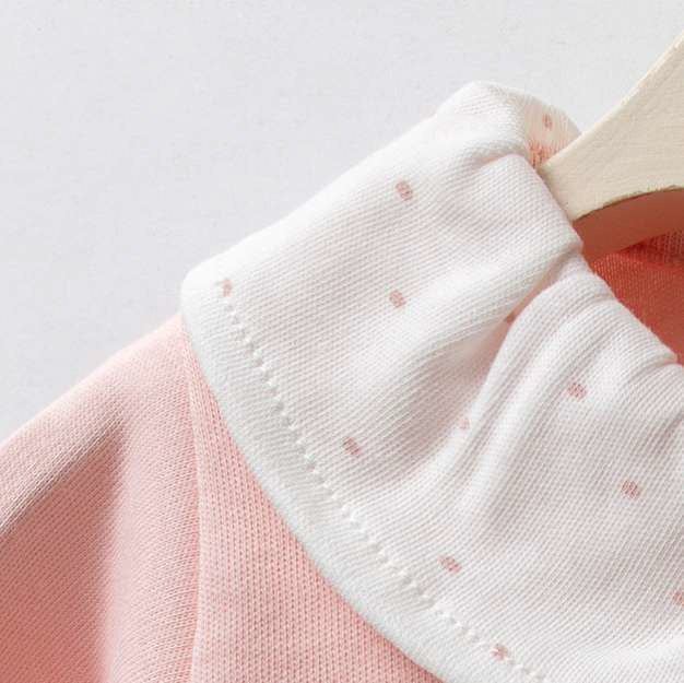 Moi Noi Kız Bebek Tulum Pembe Mouse