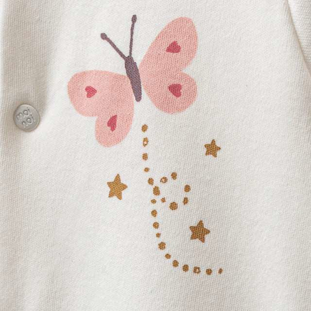 Moi Noi Kız Bebek Tulum Zıbın Takım Ekru Kuzu