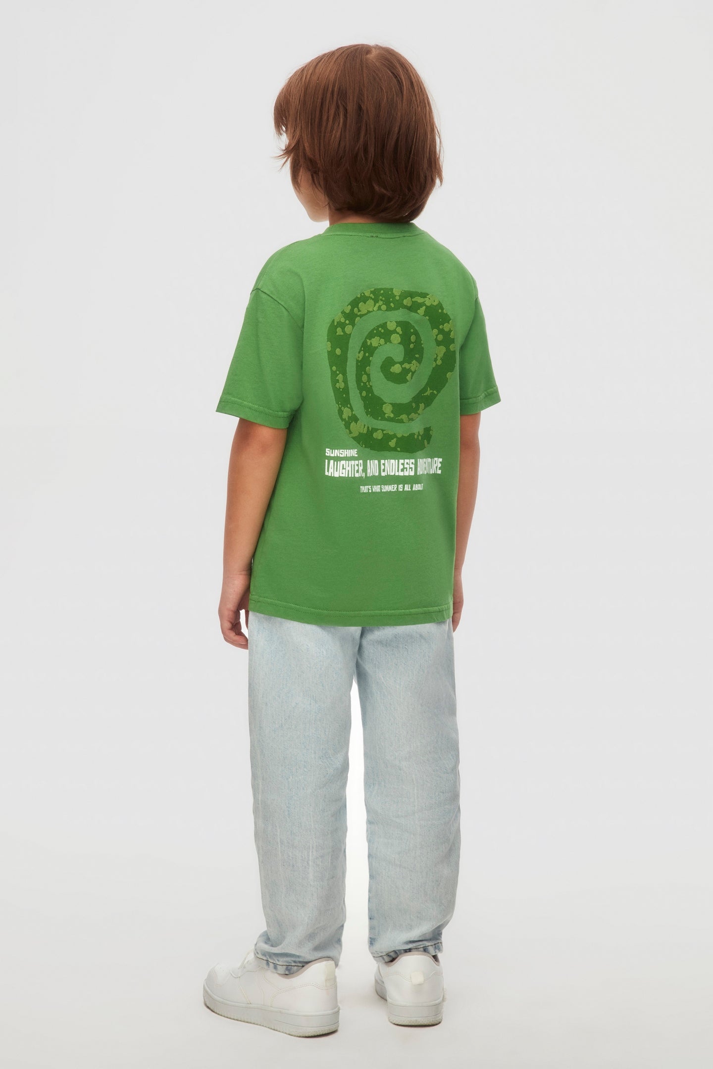 NK Kids Erkek Çocuk Kısa Kol Tshirt Summer Yeşil