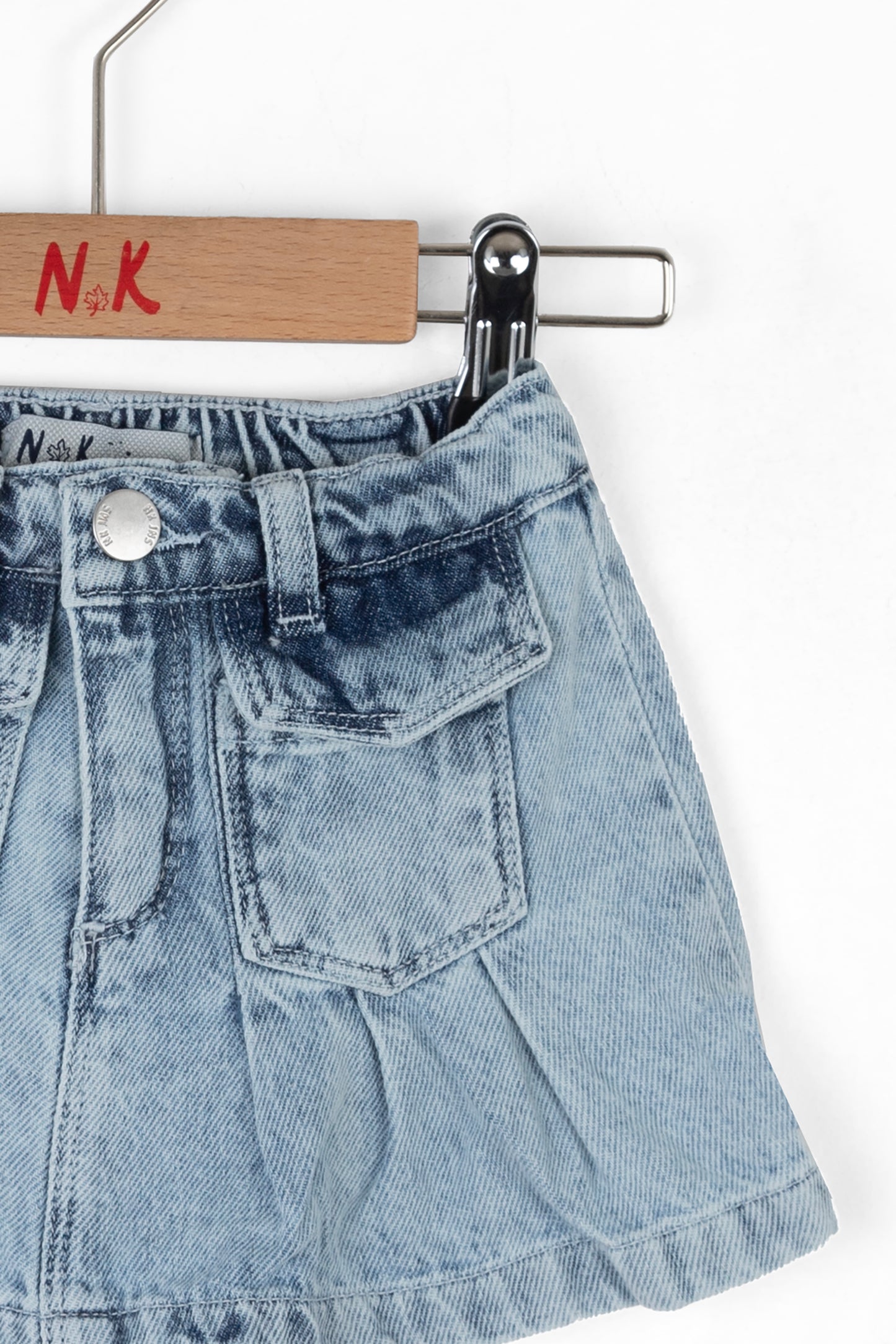 Nk Kids Kız Bebek Denim Pileli Etek