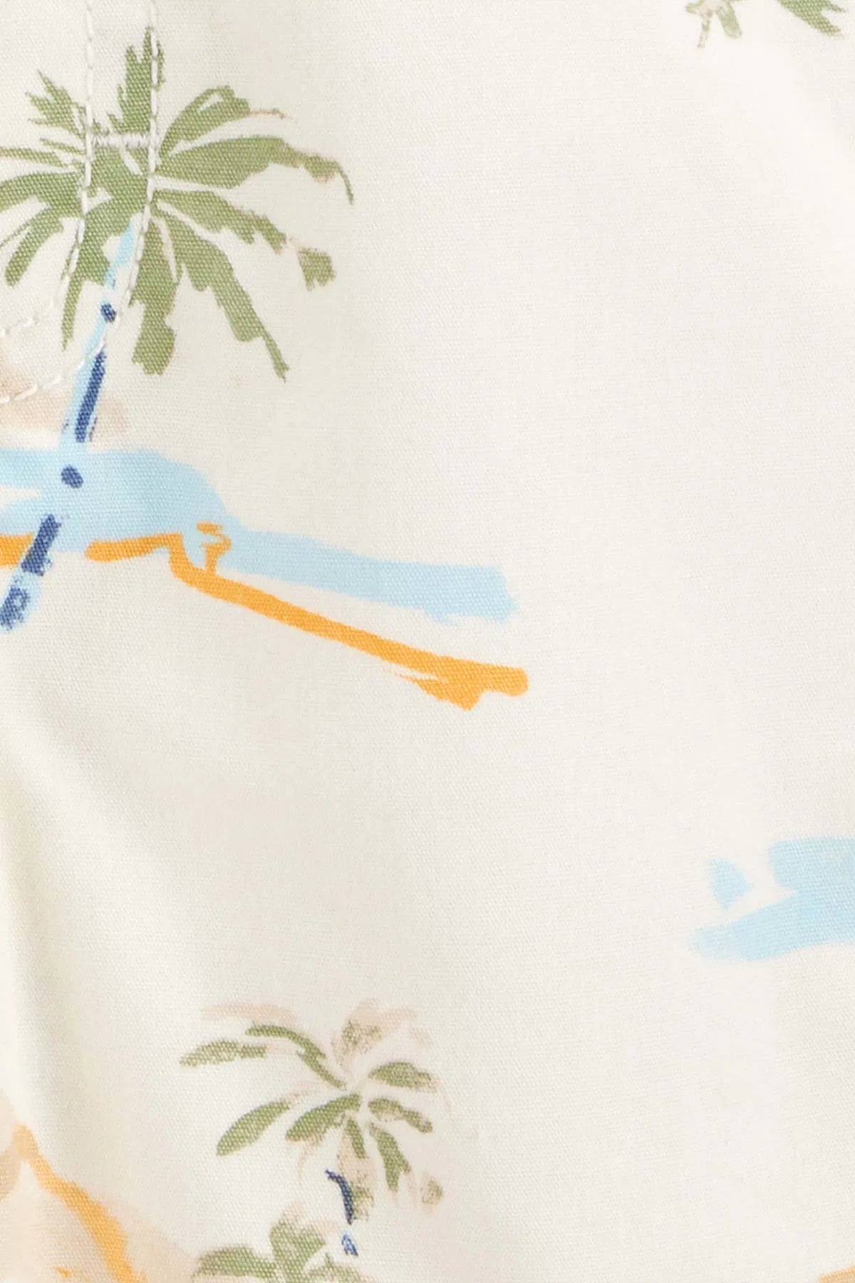 Oshkosh Erkek Bebek Salopet Şort Tropikal Desen