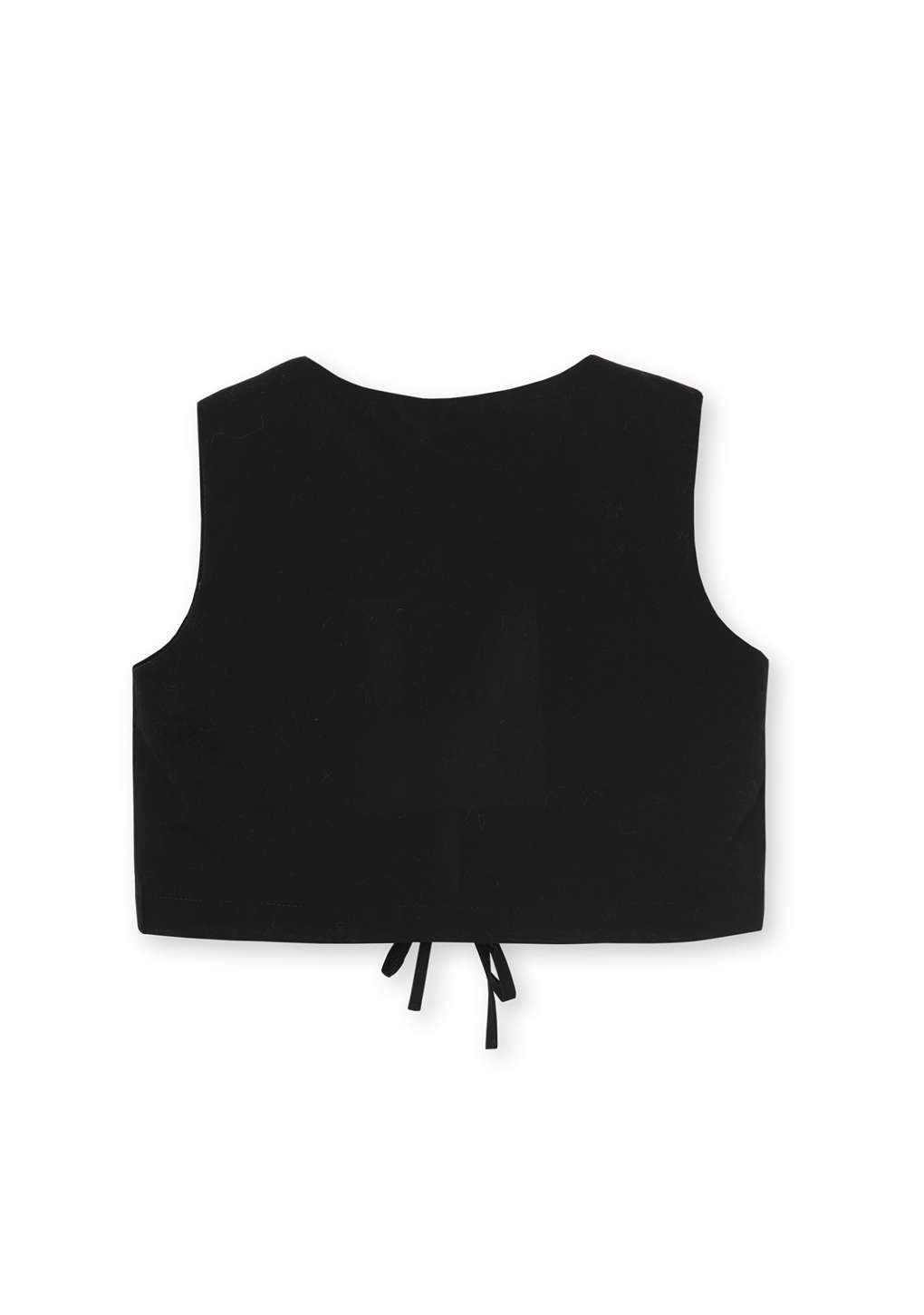 Patique Kız Çocuk Yelek Nakışlı Siyah