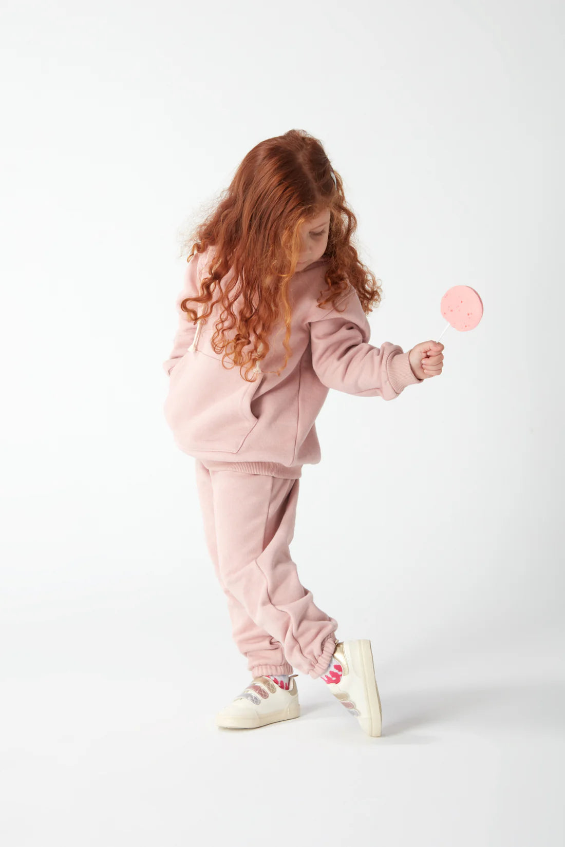 Petit Coral Kapüşonlu Eşofman Takımı Pembe