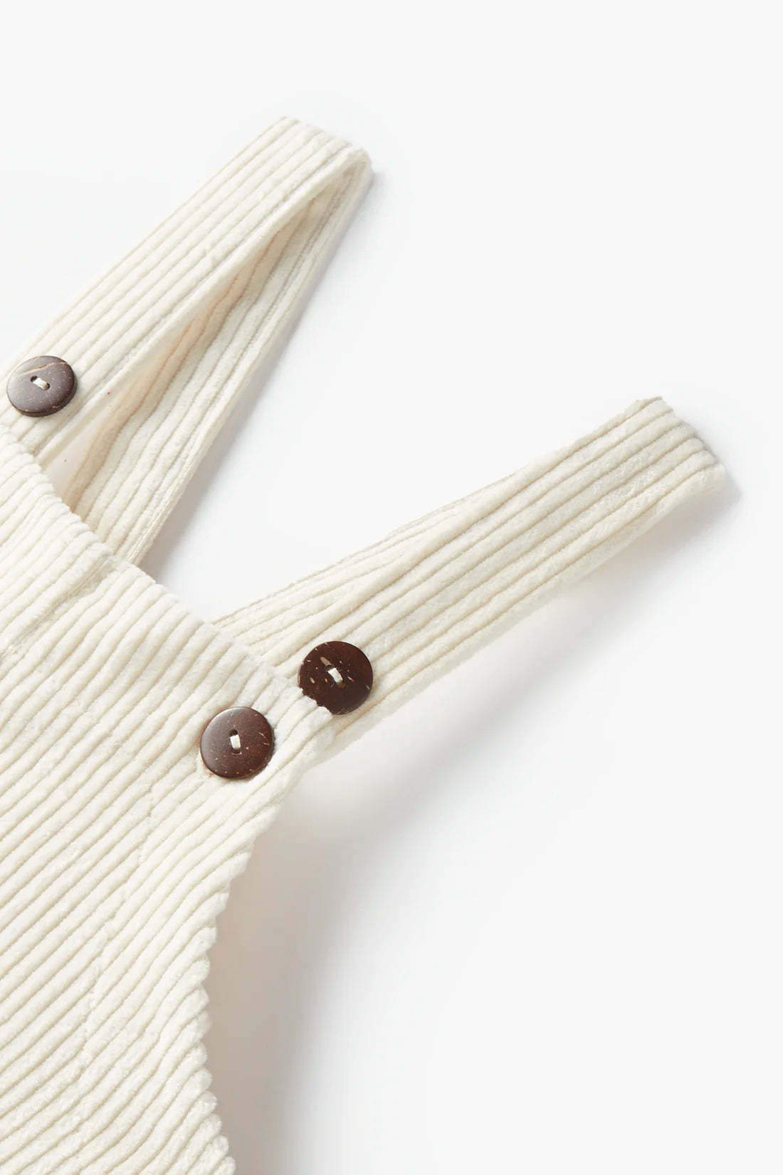 Petit Coral Kadife Salopet Tulum Ekru