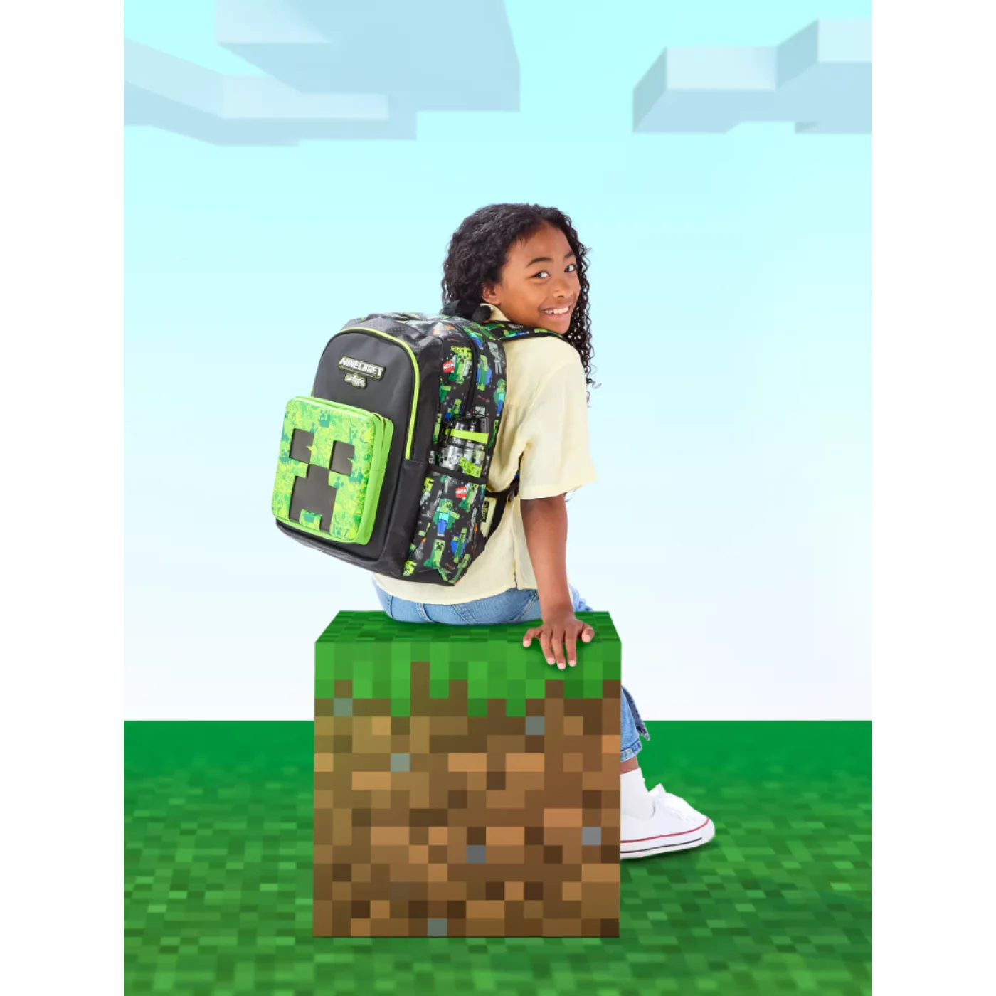 Smiggle Minecraft Klasik Sırt Çantası