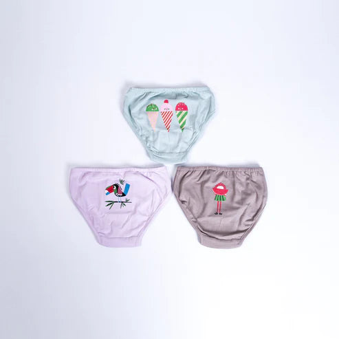 Coala&Bamboo 3'lü Kız Külot
