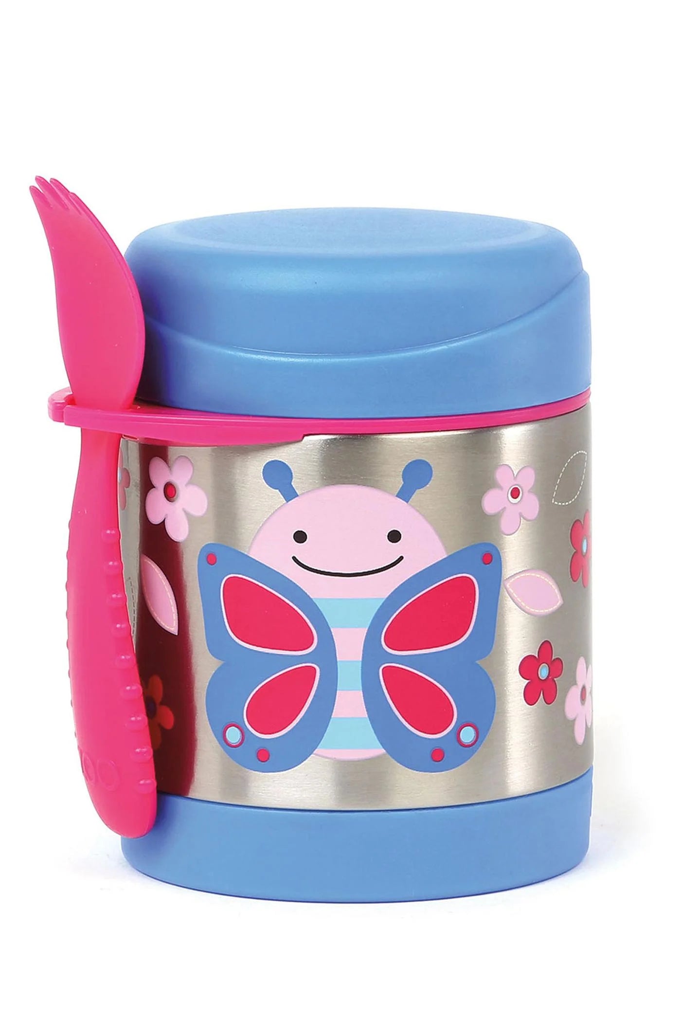 Skip Hop Paslanmaz Çelik Mama Saklama ve Taşıma Termosu Kelebek